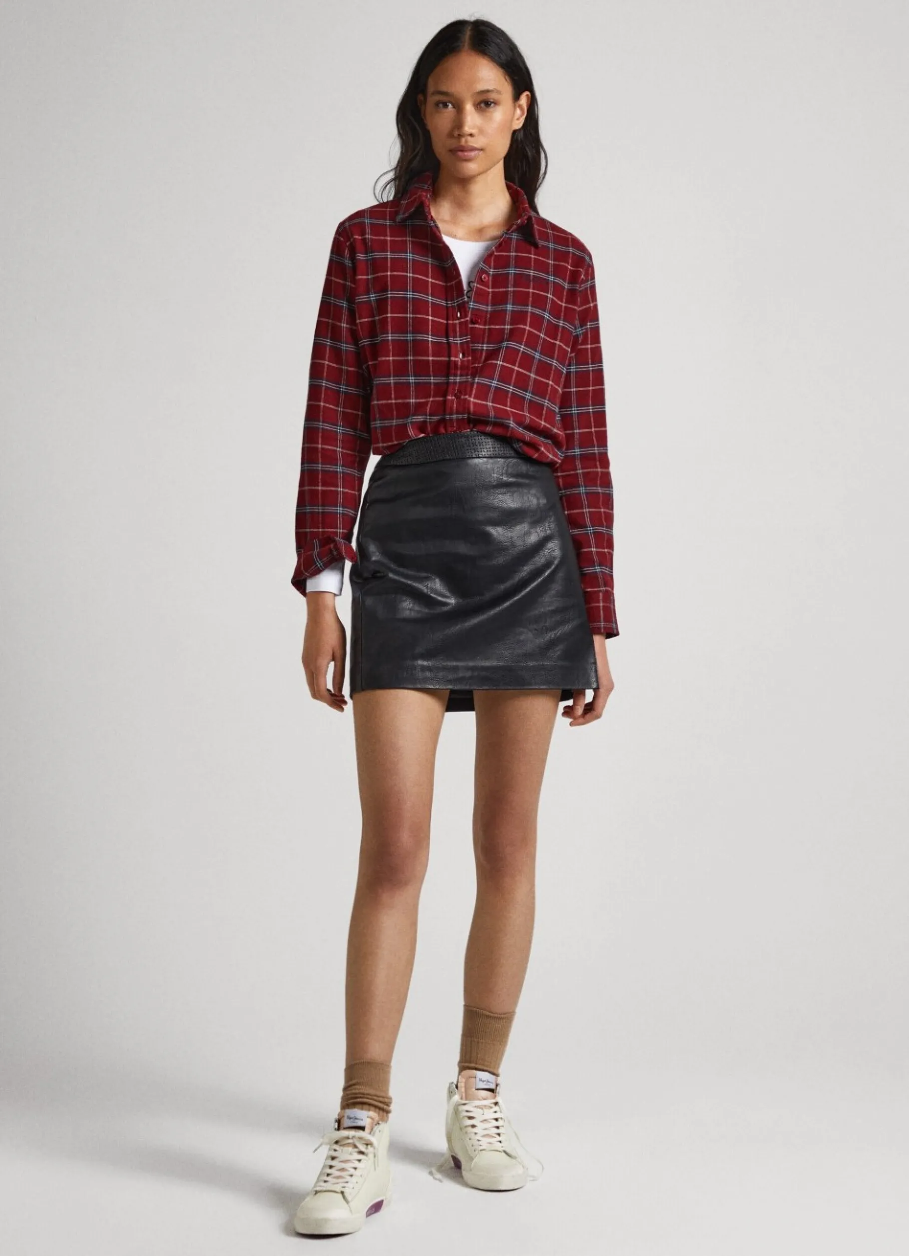 Women Pepe Jeans Regular Fit Checked Shirt