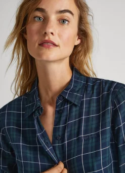 Women Pepe Jeans Regular Fit Checked Shirt