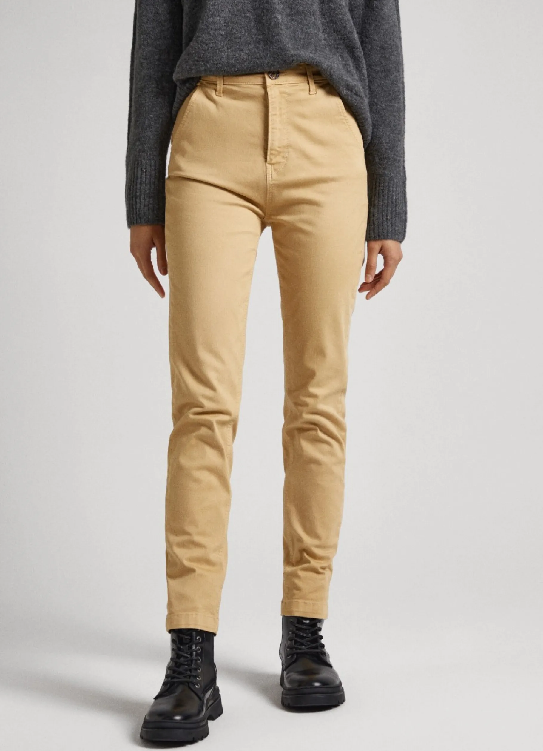 Women Pepe Jeans Regular Fit Chino Trousers