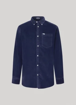 Men Pepe Jeans Regular Fit Corduroy Shirt