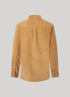 Men Pepe Jeans Regular Fit Corduroy Shirt