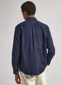 Men Pepe Jeans Regular Fit Cotton Twill Shirt