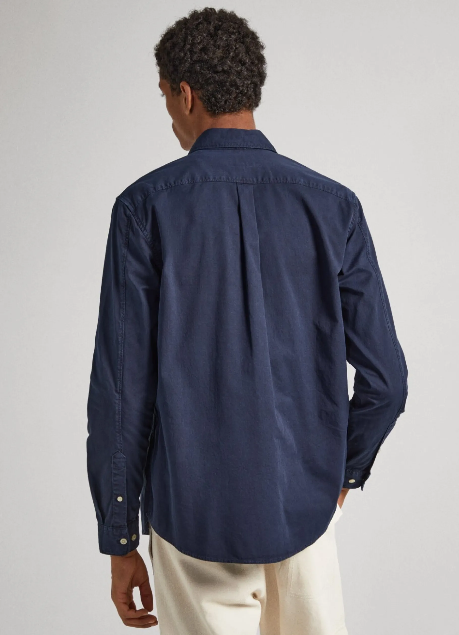 Men Pepe Jeans Regular Fit Cotton Twill Shirt