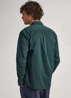 Men Pepe Jeans Regular Fit Cotton Twill Shirt