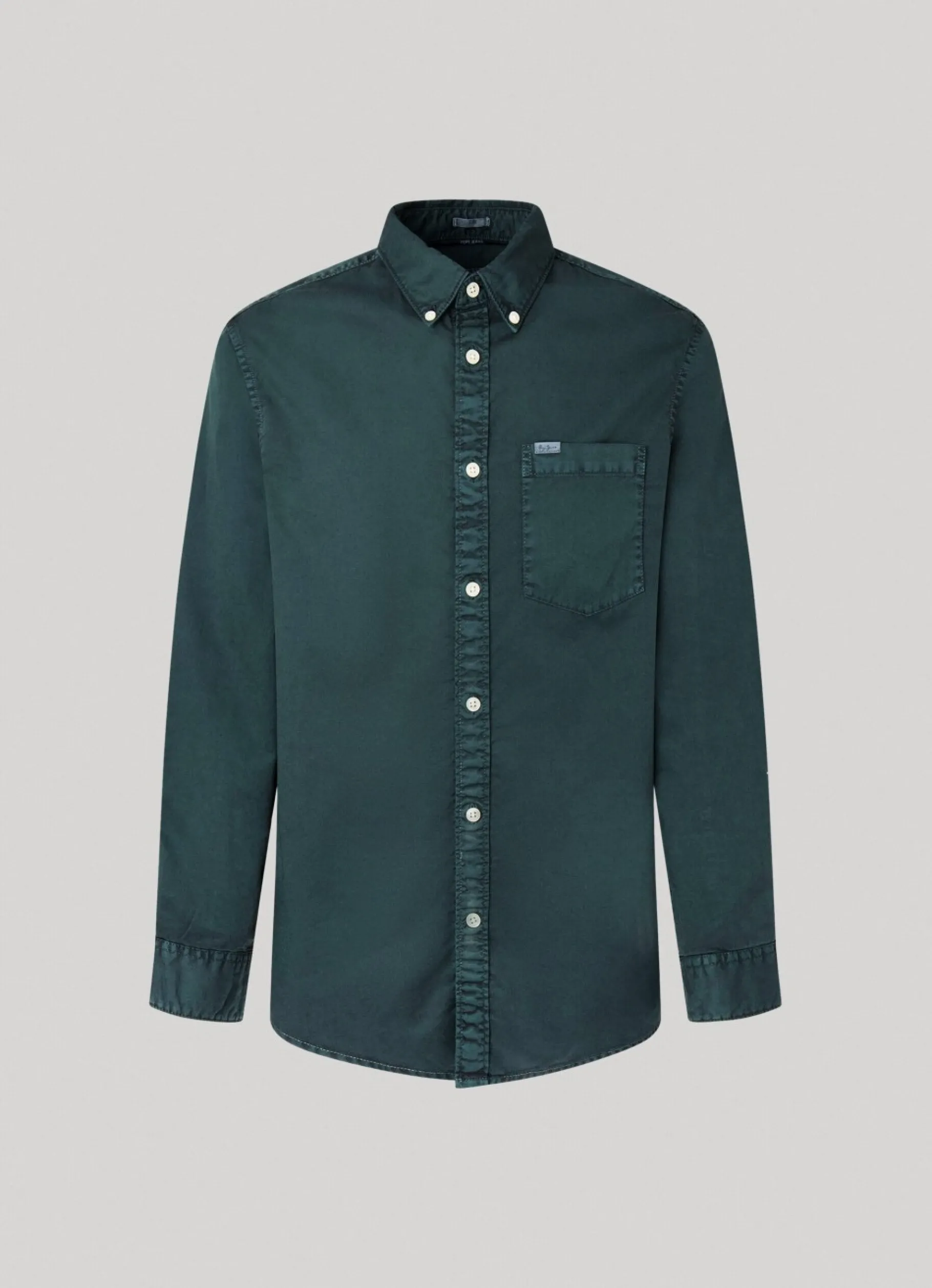 Men Pepe Jeans Regular Fit Cotton Twill Shirt
