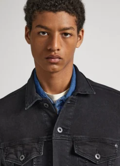 Men Pepe Jeans Regular Fit Gymdigo Jacket