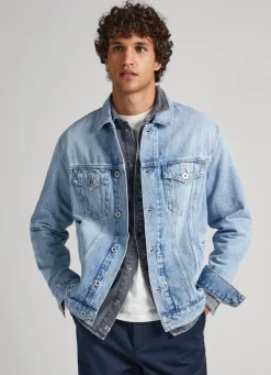 Men Pepe Jeans Regular Fit Jacket