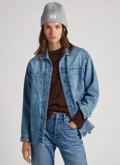 Women Pepe Jeans Regular Fit Overshirt