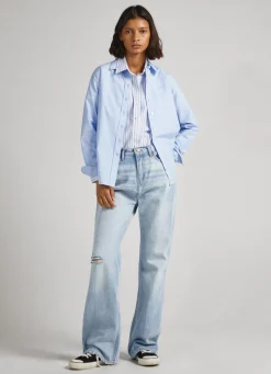 Women Pepe Jeans Regular Fit Poplin Shirt