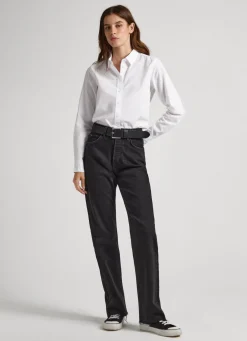 Women Pepe Jeans Regular Fit Poplin Shirt
