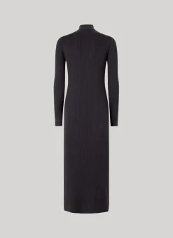 Women Pepe Jeans Regular Fit Ribbed Dress