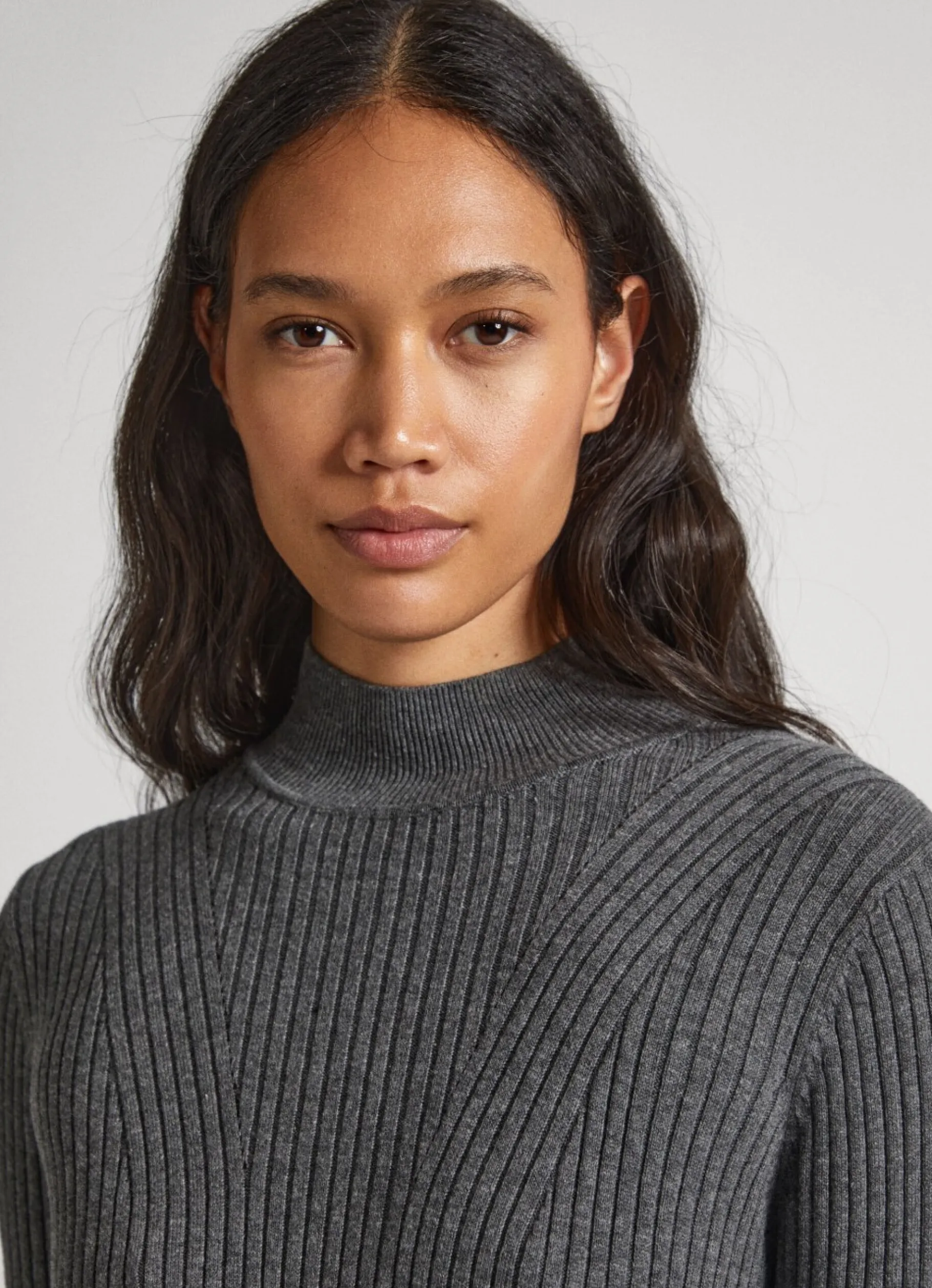 Women Pepe Jeans Regular Fit Ribbed Dress