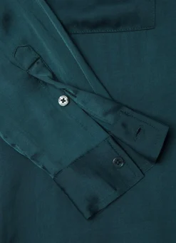 Women Pepe Jeans Regular Fit Satin Shirt