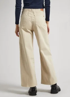Women Pepe Jeans Relaxed Fit Cropped Trousers