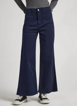 Women Pepe Jeans Relaxed Fit Cropped Trousers
