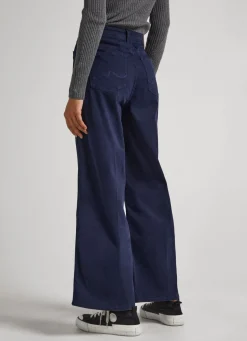 Women Pepe Jeans Relaxed Fit Cropped Trousers