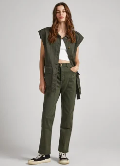 Women Pepe Jeans Relaxed Fit 5-Pocket Trousers
