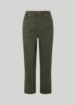 Women Pepe Jeans Relaxed Fit 5-Pocket Trousers