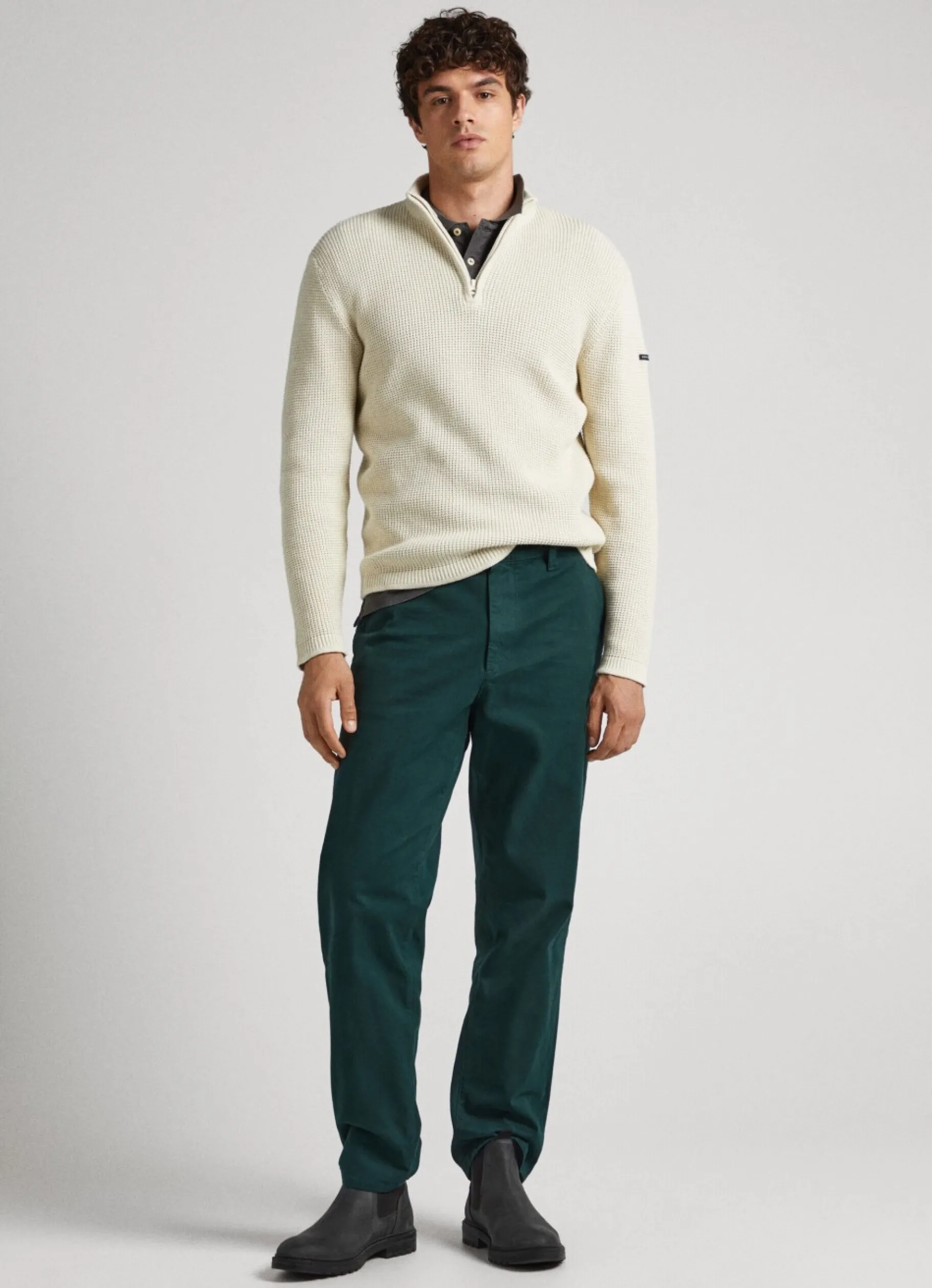 Men Pepe Jeans Relaxed Harrow Chino Trousers