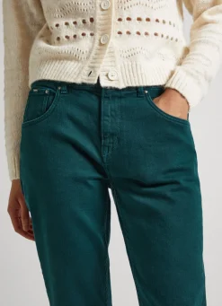 Women Pepe Jeans Relaxed 5-Pocket Denim Trousers