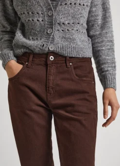 Women Pepe Jeans Relaxed 5-Pocket Denim Trousers