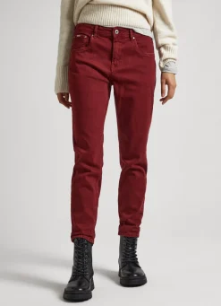 Women Pepe Jeans Relaxed 5-Pocket Denim Trousers