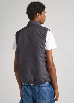 Men Pepe Jeans Reversible Padded Gilet