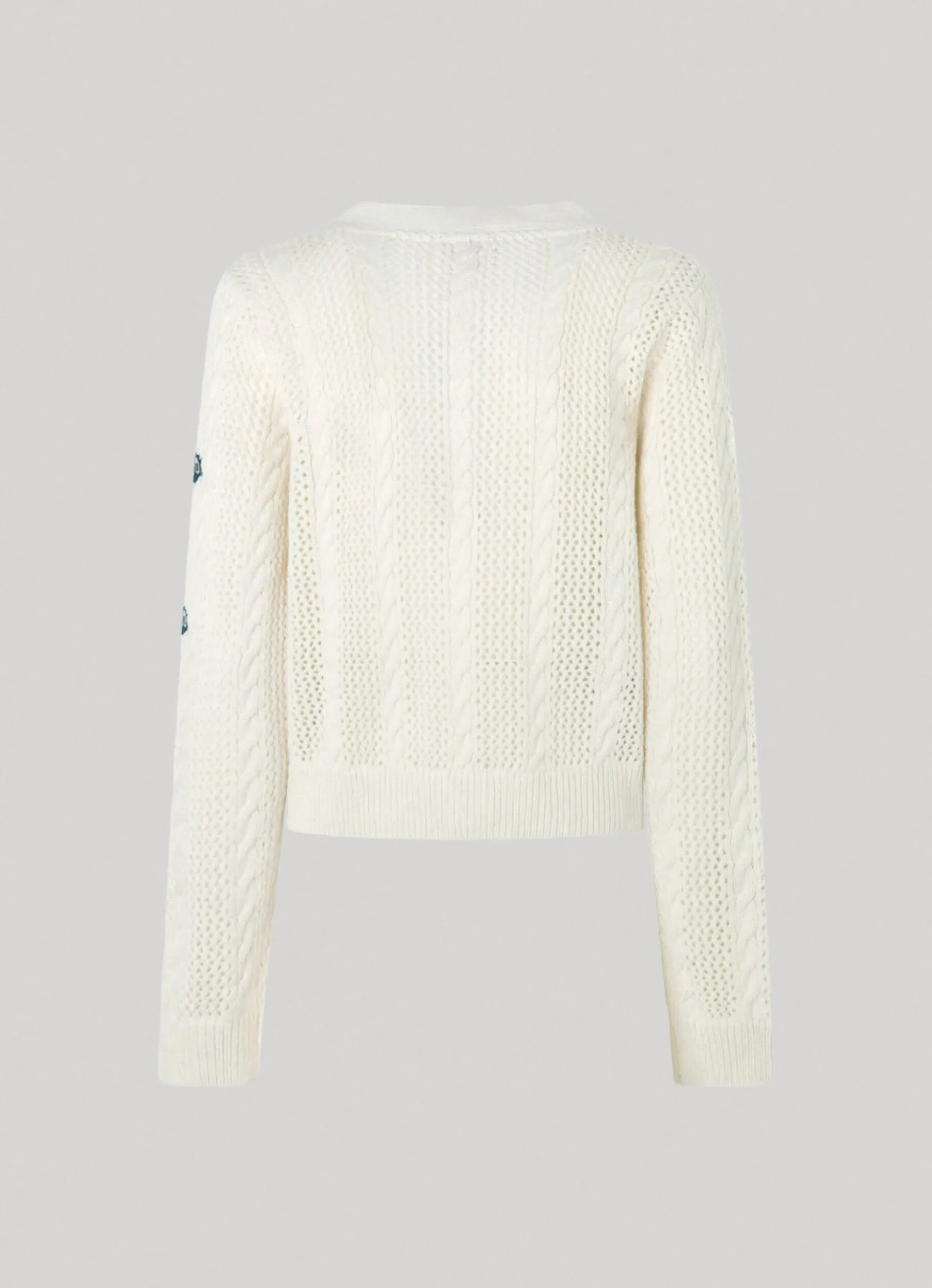 Women Pepe Jeans Rib Detail Cardigan