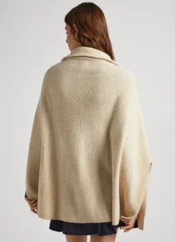 Women Pepe Jeans Ribbed Cape Cardigan