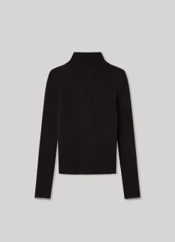 Girl Pepe Jeans Ribbed High Neck Sweater