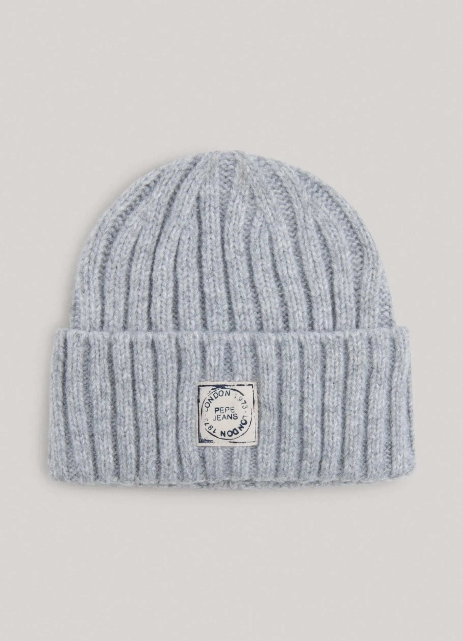 Men Pepe Jeans Ribbed Knit Beanie