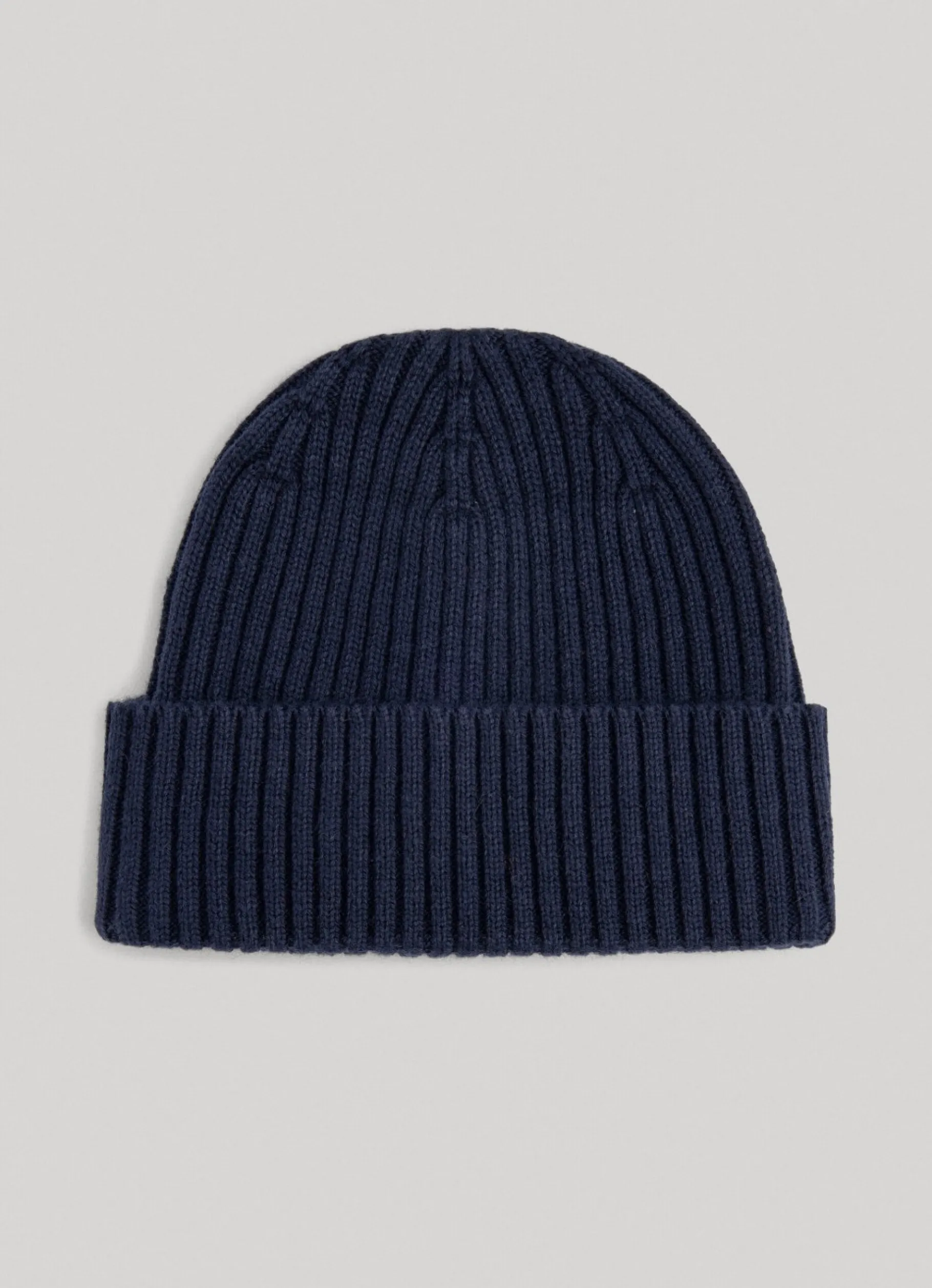 Men Pepe Jeans Ribbed Knit Hat