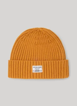 Men Pepe Jeans Ribbed Knit Hat
