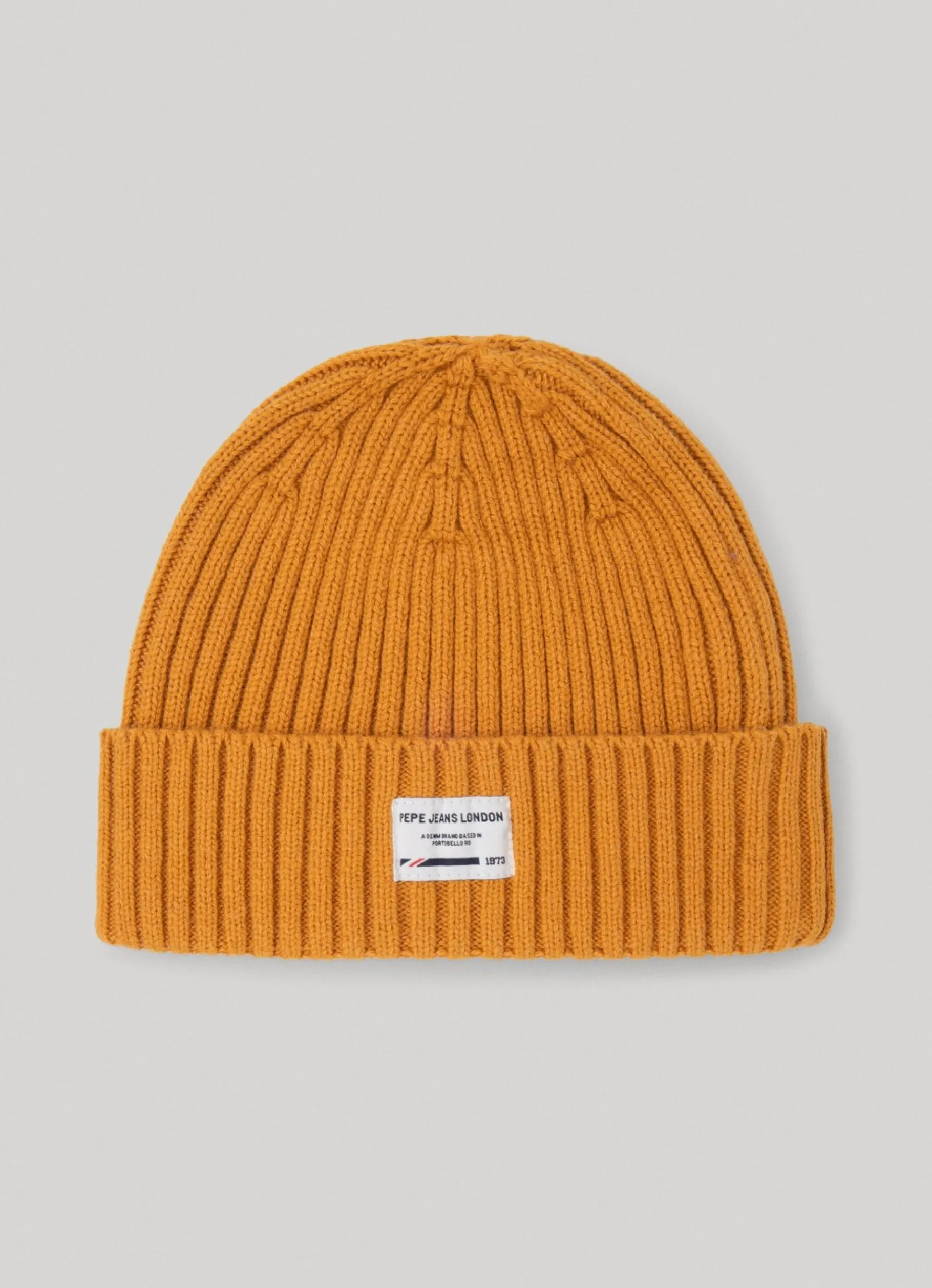 Men Pepe Jeans Ribbed Knit Hat