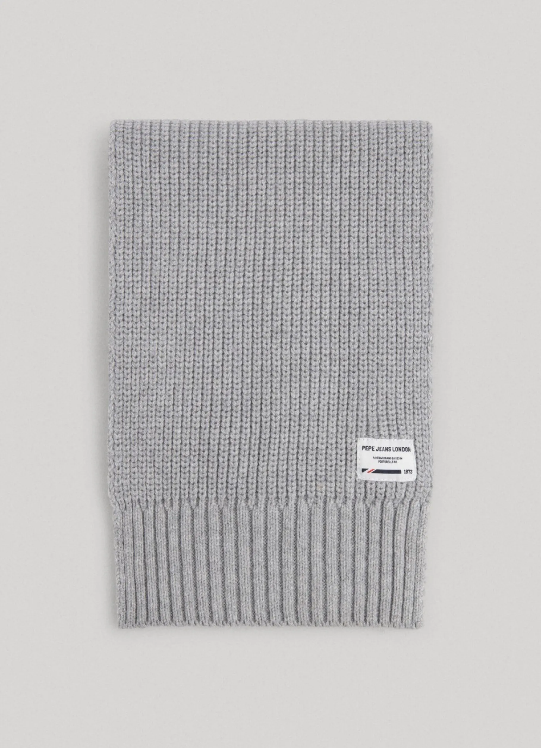 Men Pepe Jeans Ribbed Knit Scarf