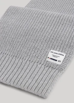 Men Pepe Jeans Ribbed Knit Scarf