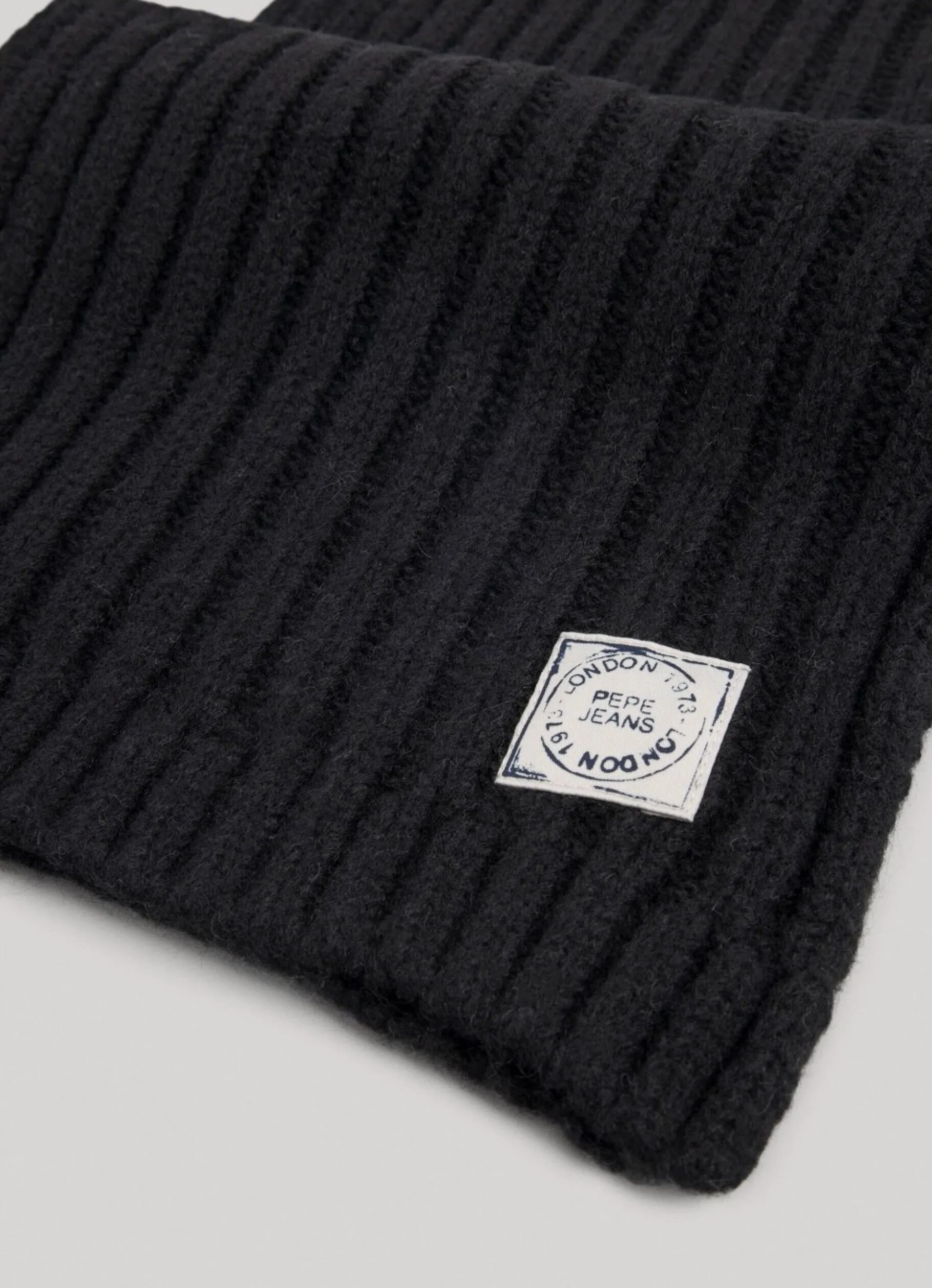 Girl Pepe Jeans Ribbed Knit Scarf