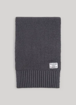 Men Pepe Jeans Ribbed Knit Scarf