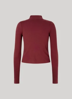 Women Pepe Jeans Ribbed Long-Sleeve T-Shirt