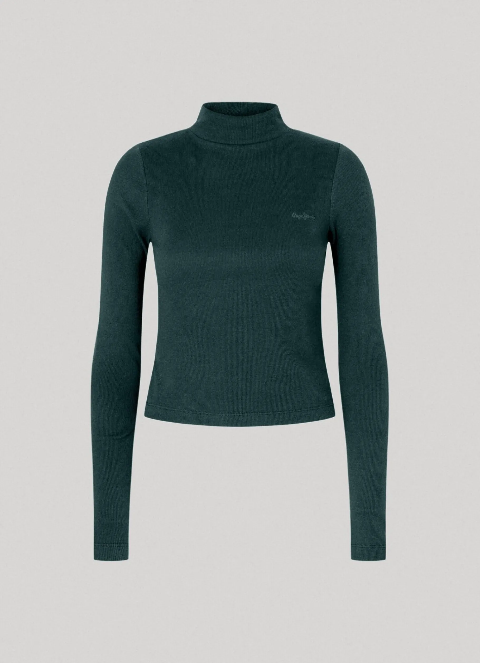 Women Pepe Jeans Ribbed Long-Sleeve T-Shirt