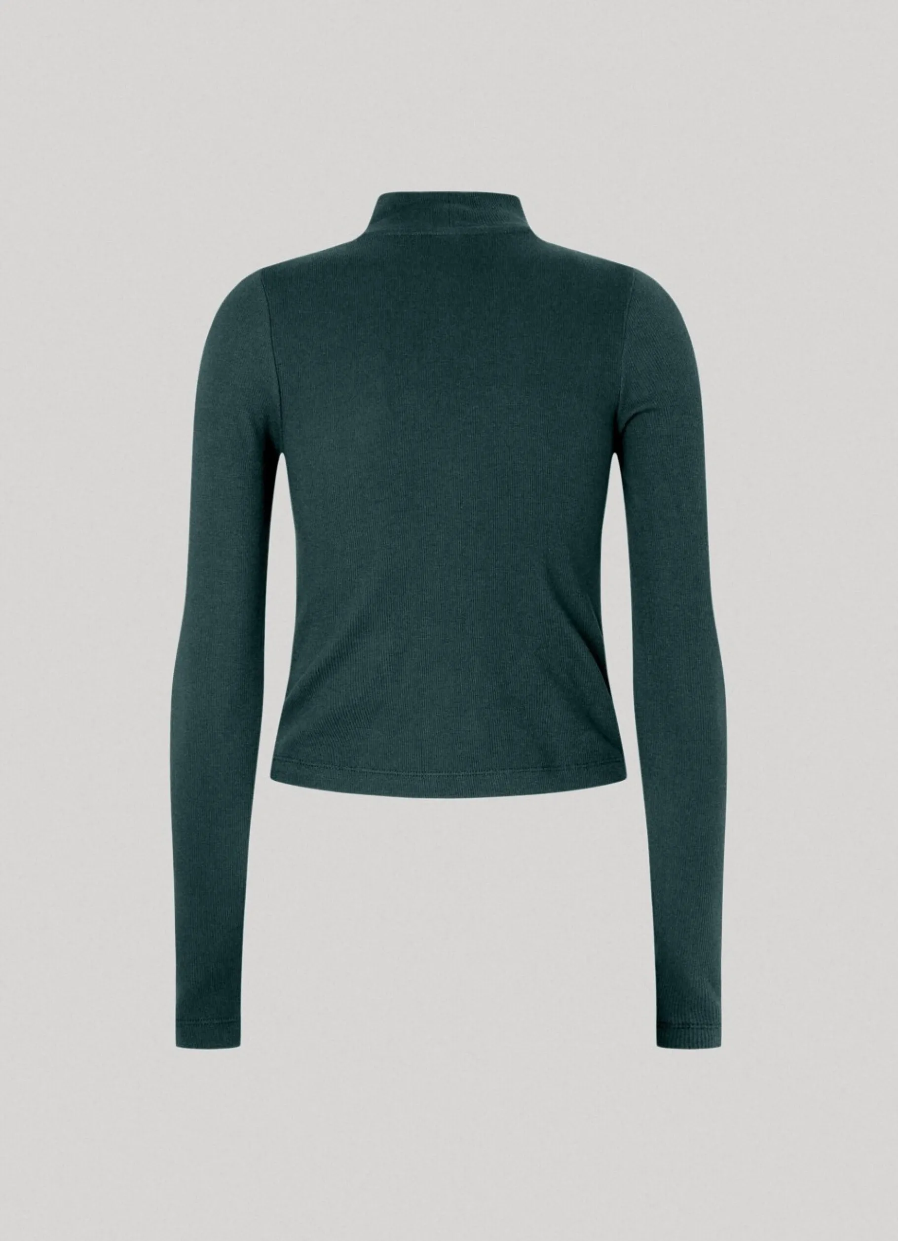 Women Pepe Jeans Ribbed Long-Sleeve T-Shirt