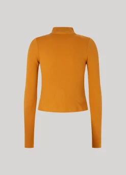 Women Pepe Jeans Ribbed Long-Sleeve T-Shirt