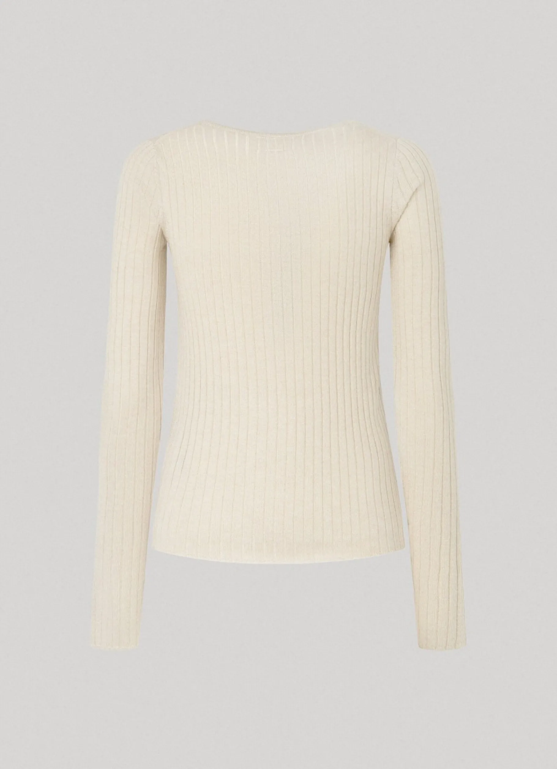 Women Pepe Jeans Ribbed V-Neck Knit
