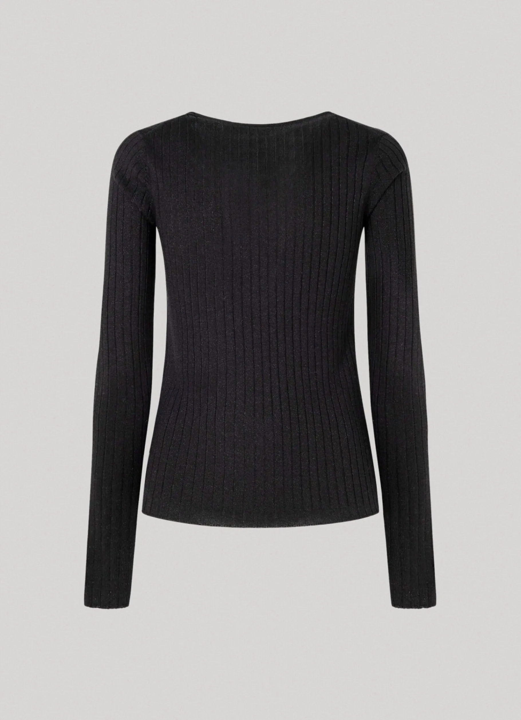 Women Pepe Jeans Ribbed V-Neck Knit
