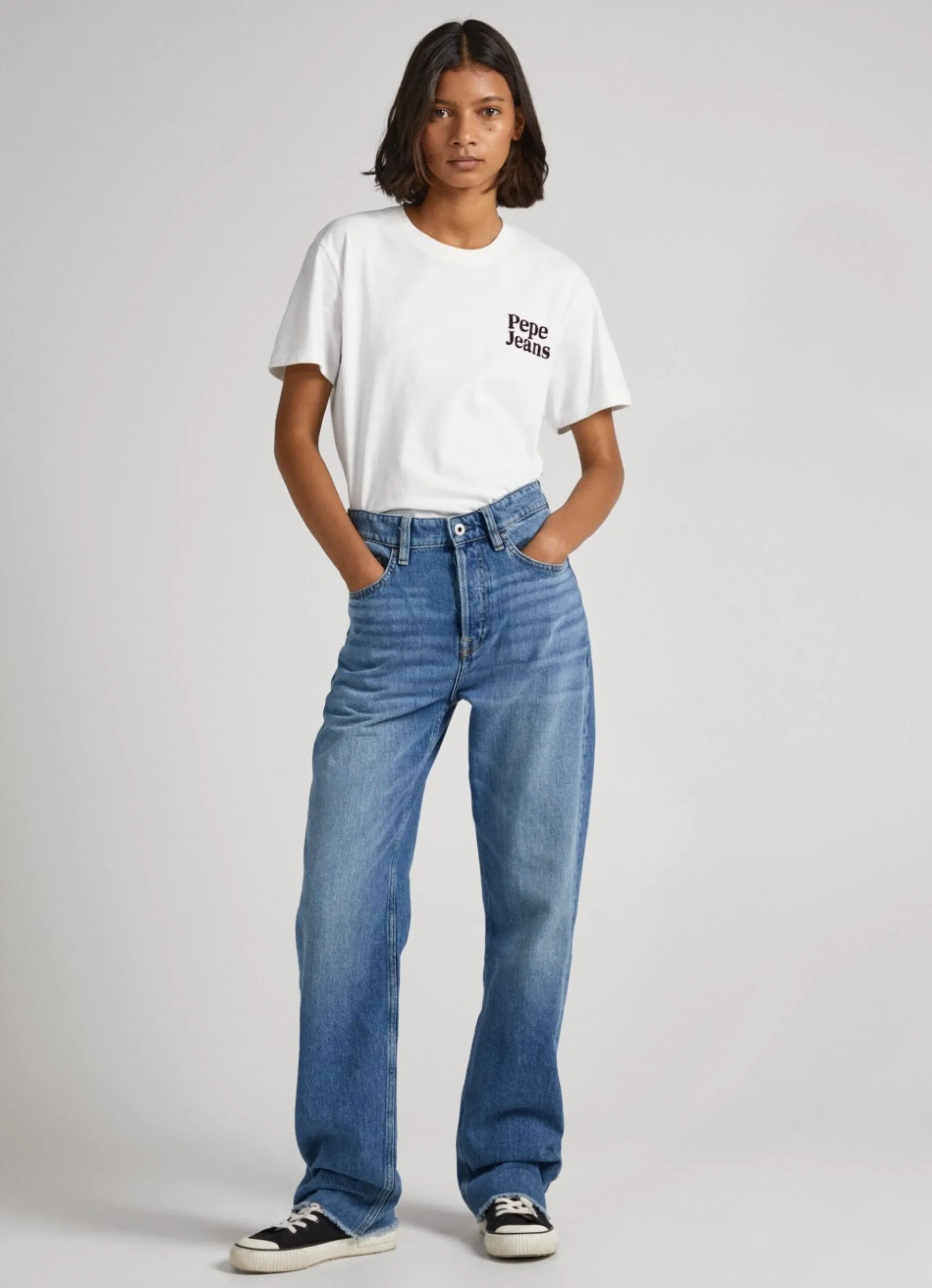 Women Pepe Jeans Robyn Regular Fit High-Rise Jeans