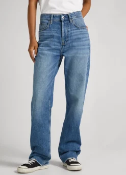 Women Pepe Jeans Robyn Regular Fit High-Rise Jeans