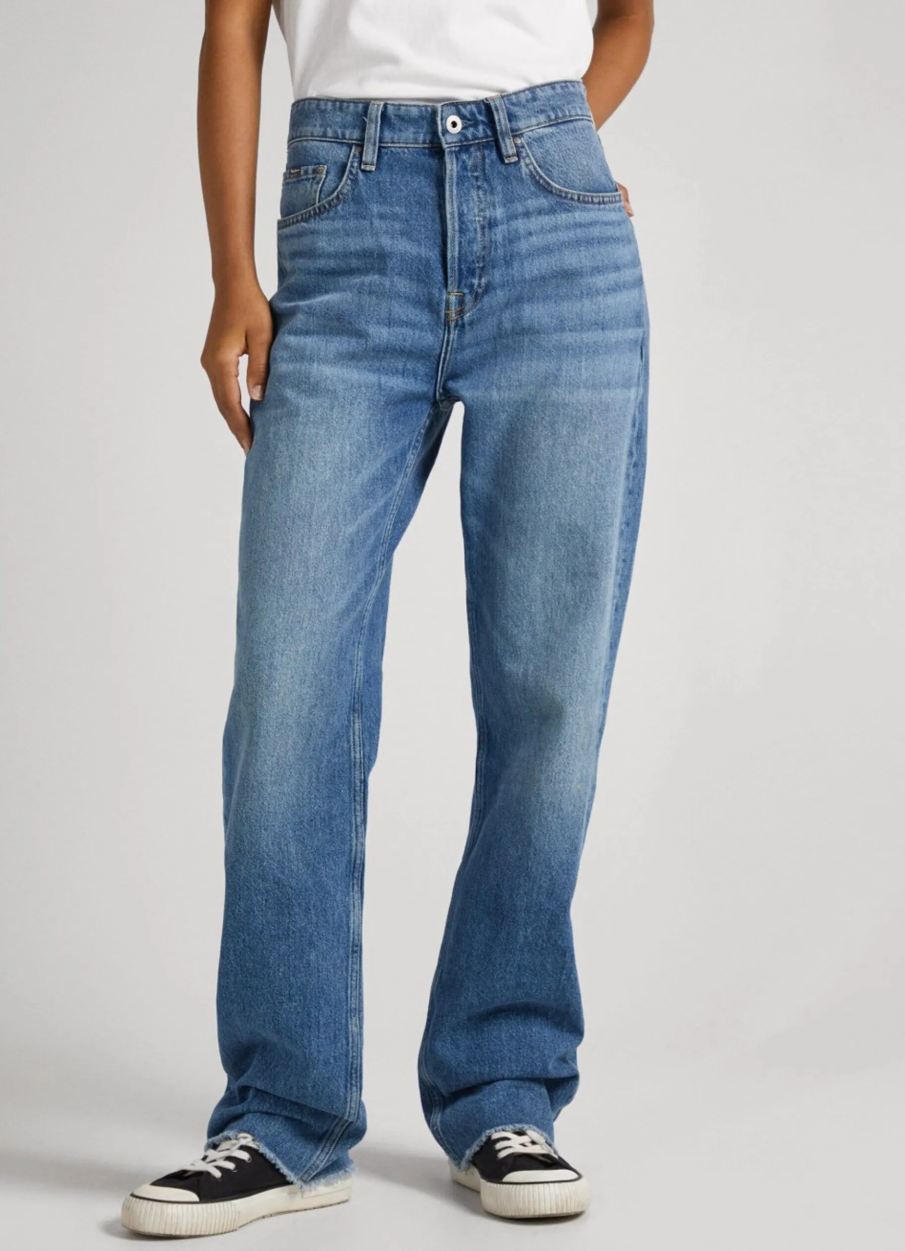 Women Pepe Jeans Robyn Regular Fit High-Rise Jeans