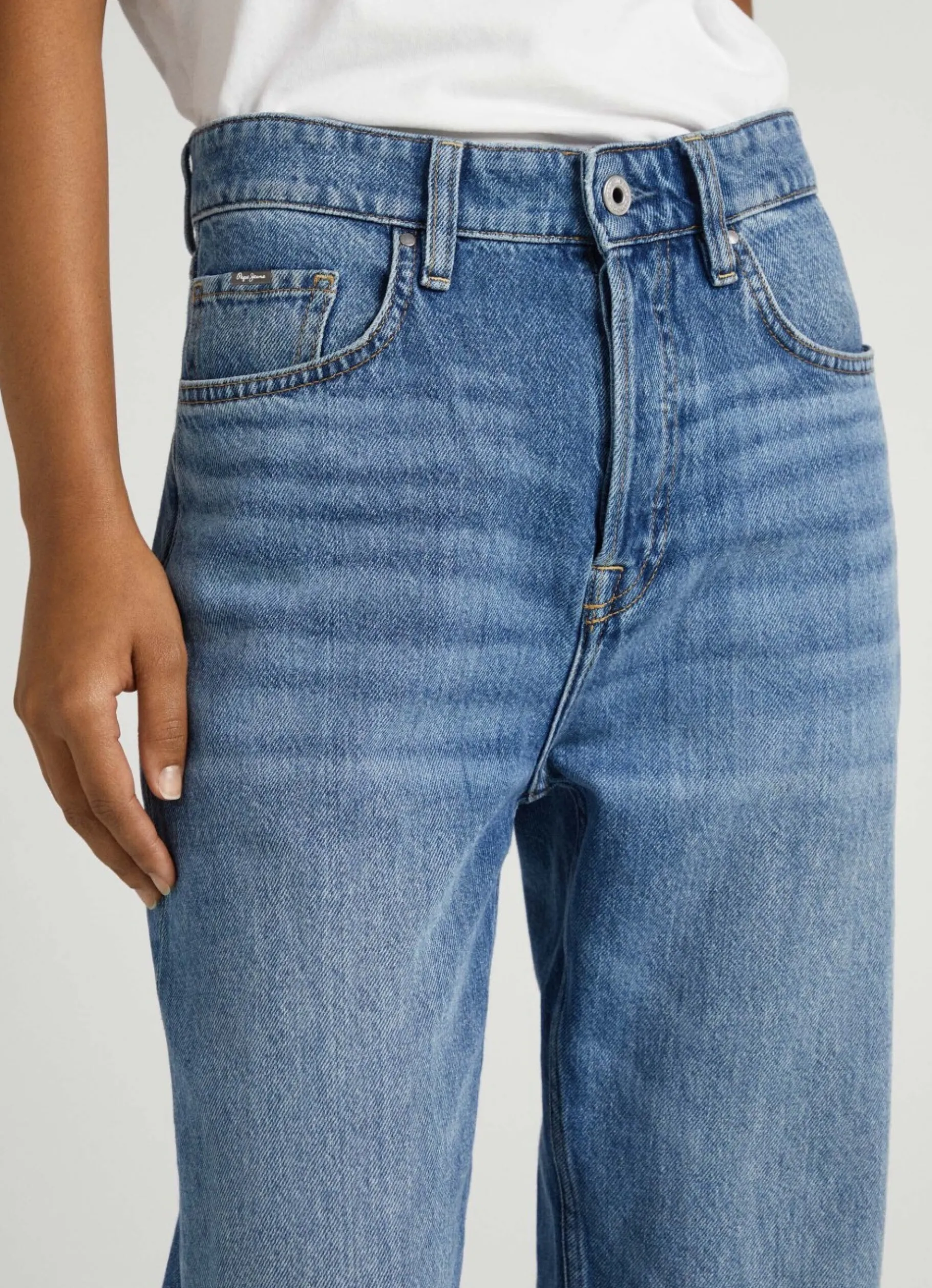 Women Pepe Jeans Robyn Regular Fit High-Rise Jeans