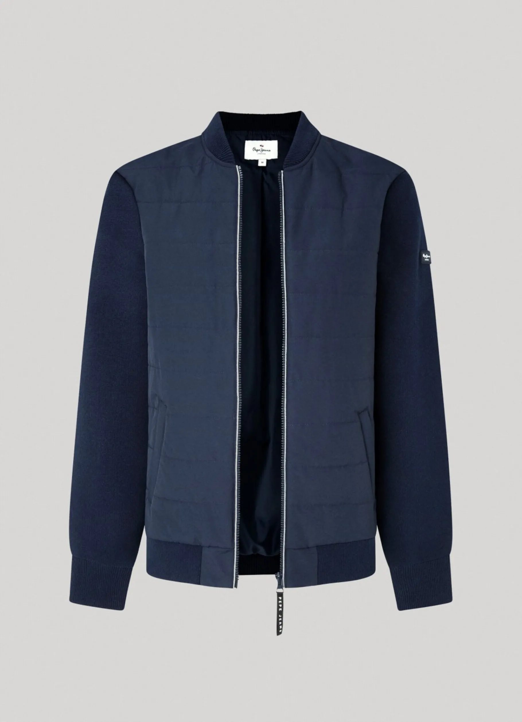 Men Pepe Jeans Round Neck Hybrid Jacket