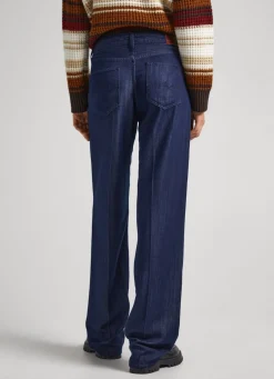 Women Pepe Jeans Rowan Straight Fit Mid-Rise Jeans
